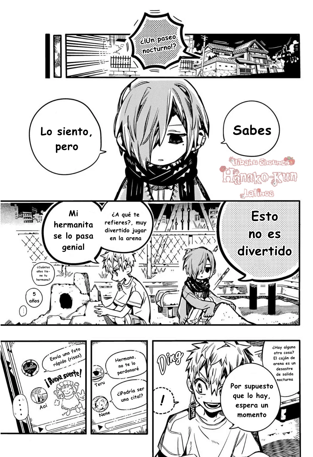 Página 16 — Jibaku Shounen Hanako-kun Capítulo 98