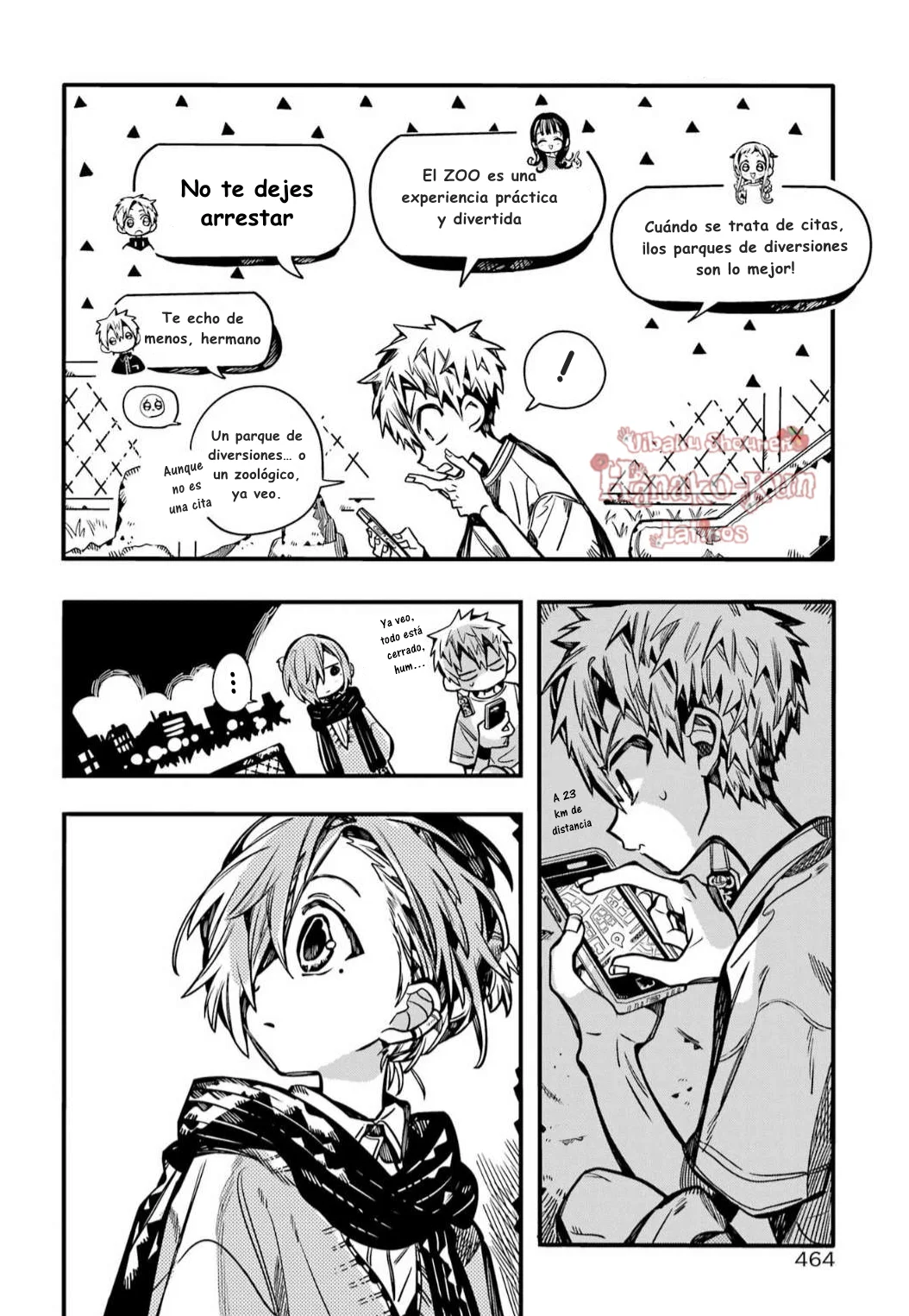 Página 17 — Jibaku Shounen Hanako-kun Capítulo 98