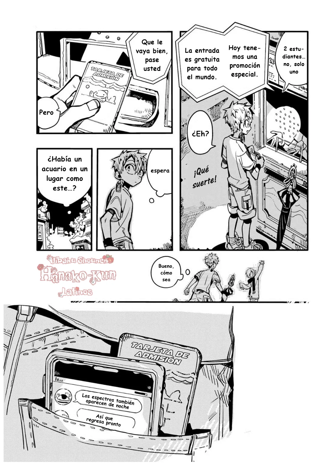 Página 20 — Jibaku Shounen Hanako-kun Capítulo 98