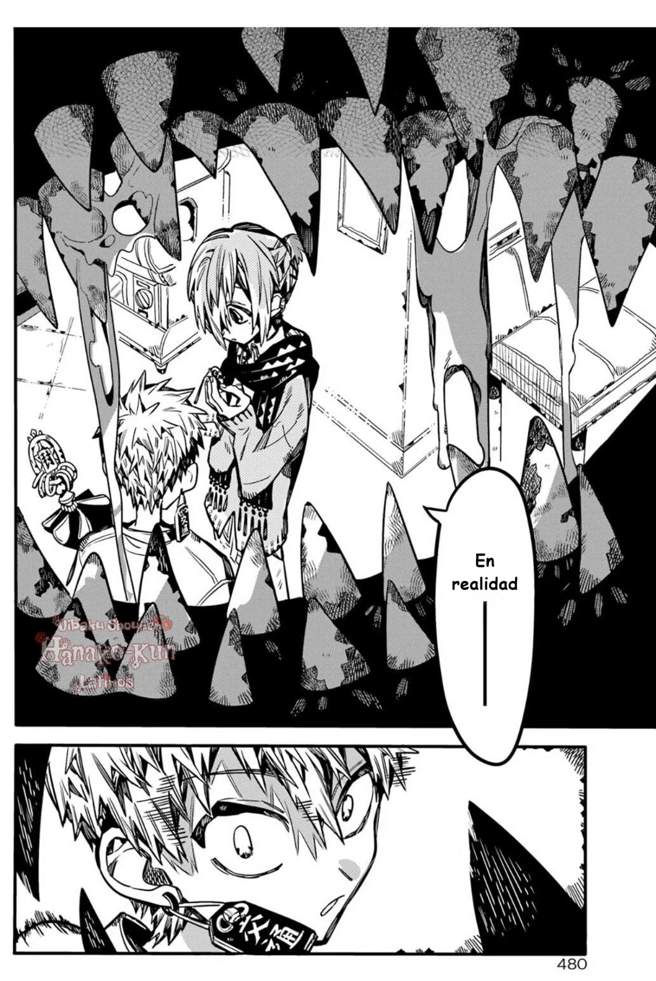 Página 32 — Jibaku Shounen Hanako-kun Capítulo 98