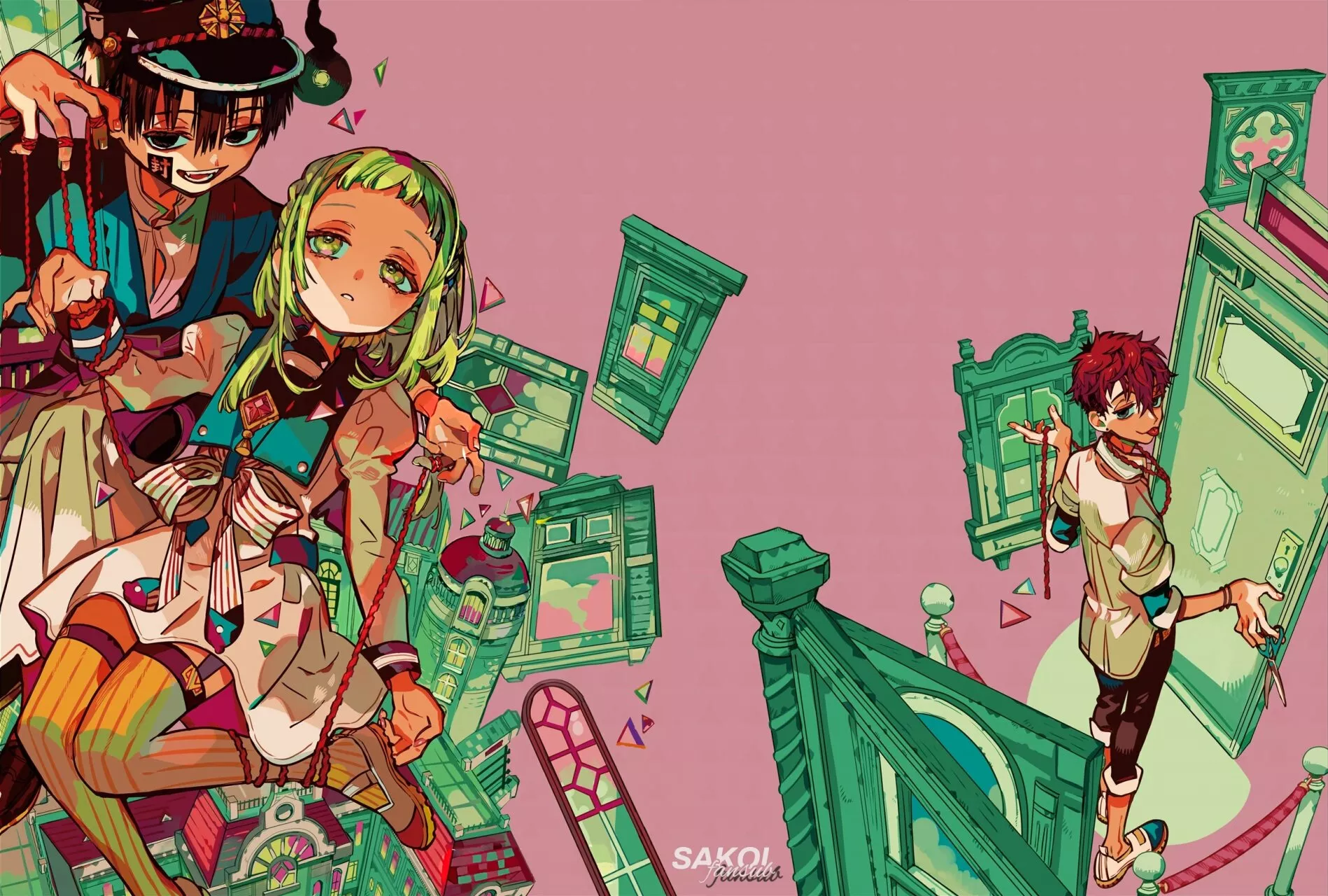 Página 4 — Jibaku Shounen Hanako-kun Capítulo 99.5