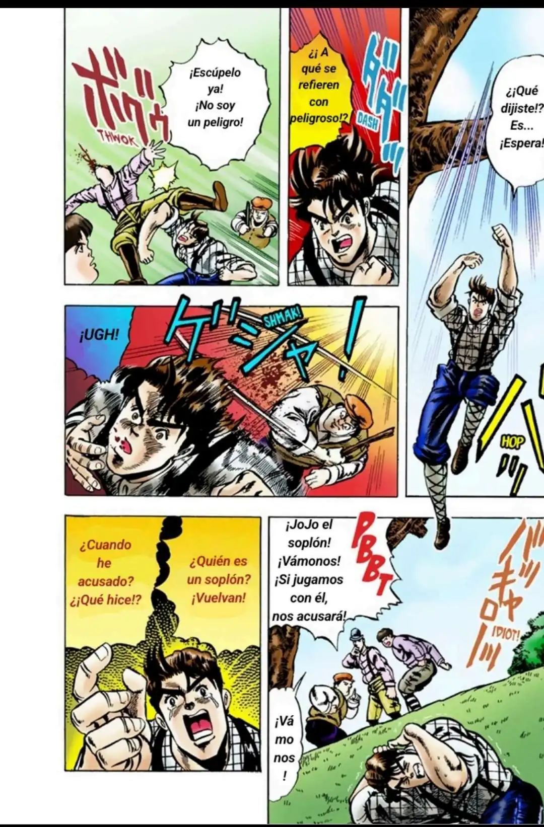Página 8 — JoJo's Bizarre Adventure Capítulo 4