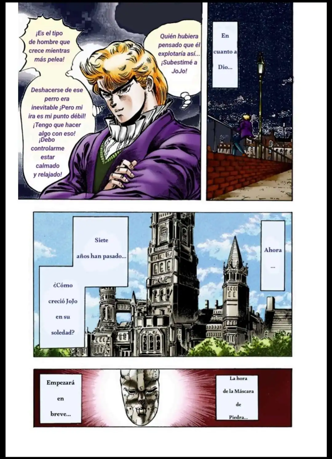 Página 18 — JoJo's Bizarre Adventure Capítulo 6