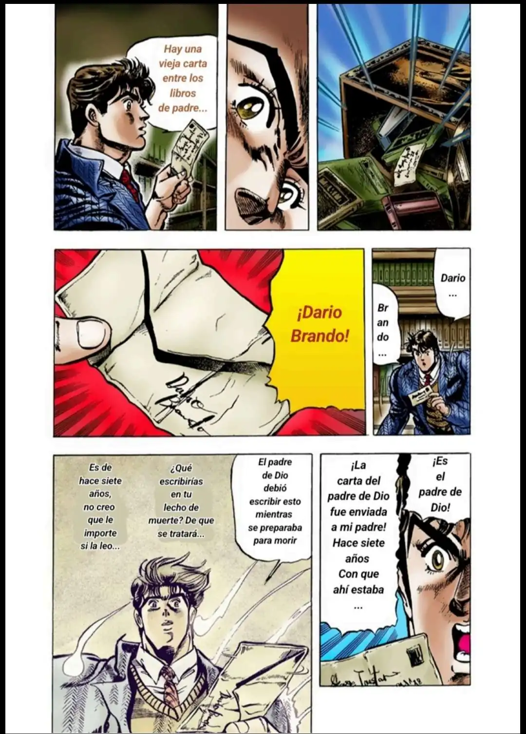 Página 18 — JoJo's Bizarre Adventure Capítulo 7