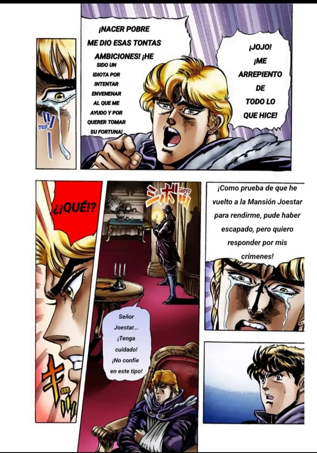 Página 8 — JoJo's Bizarre Adventure Capítulo 12