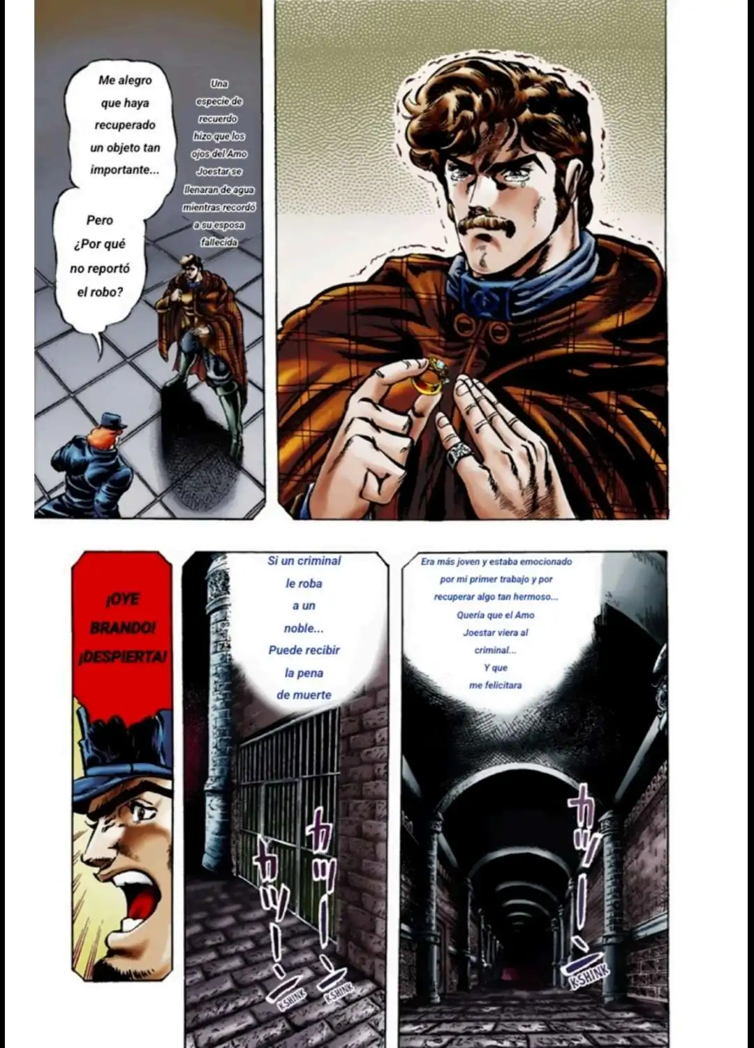 Página 9 — JoJo's Bizarre Adventure Capítulo 13