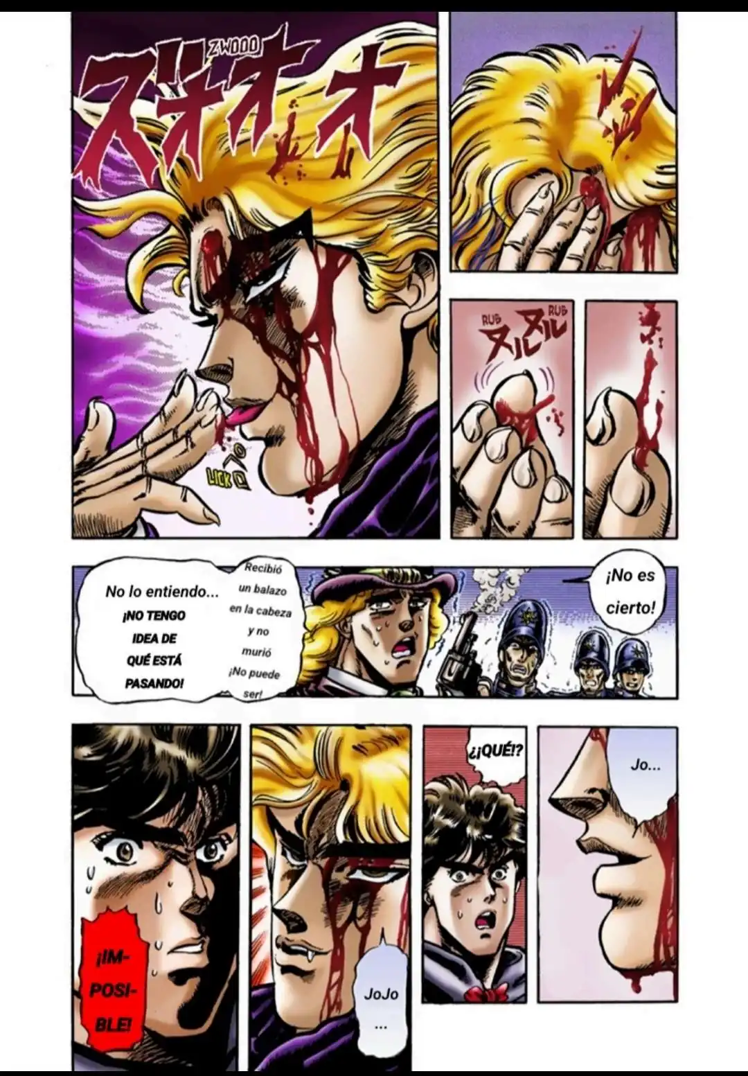 Página 10 — JoJo's Bizarre Adventure Capítulo 14