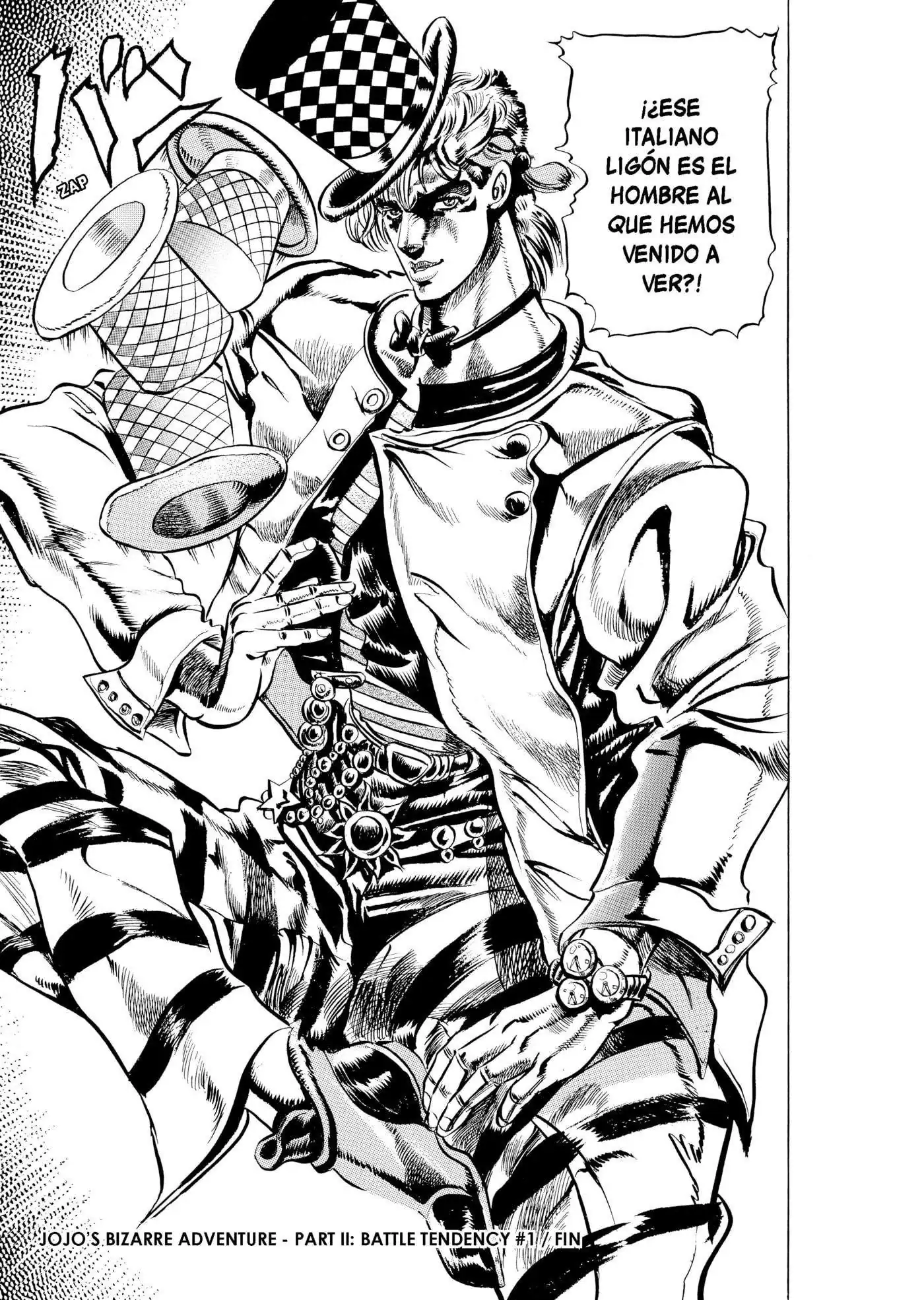 Página 19 — JoJo's Bizarre Adventure - Parte 2: Battle Tendency Capítulo 18