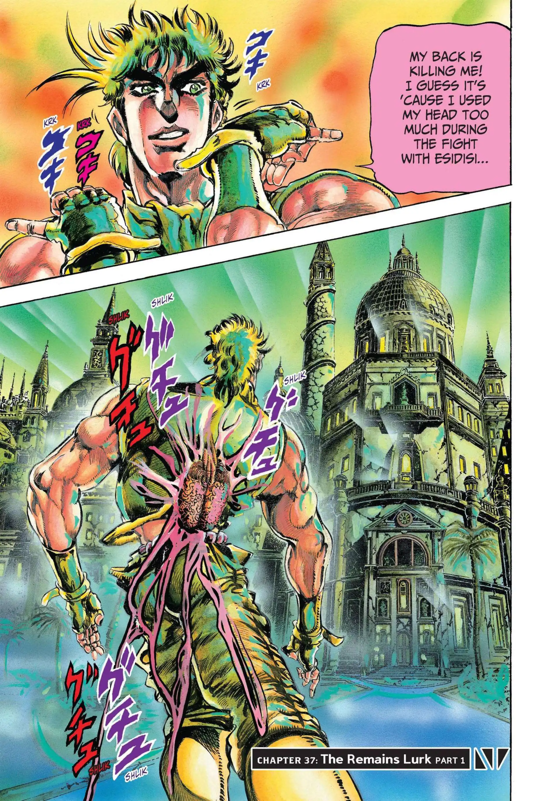 Página 4 — JoJo's Bizarre Adventure - Parte 2: Battle Tendency Capítulo 37