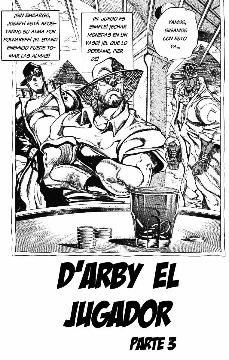 Página 1 — JoJo's Bizarre Adventure - Parte 3: Stardust Crusaders Capítulo 100