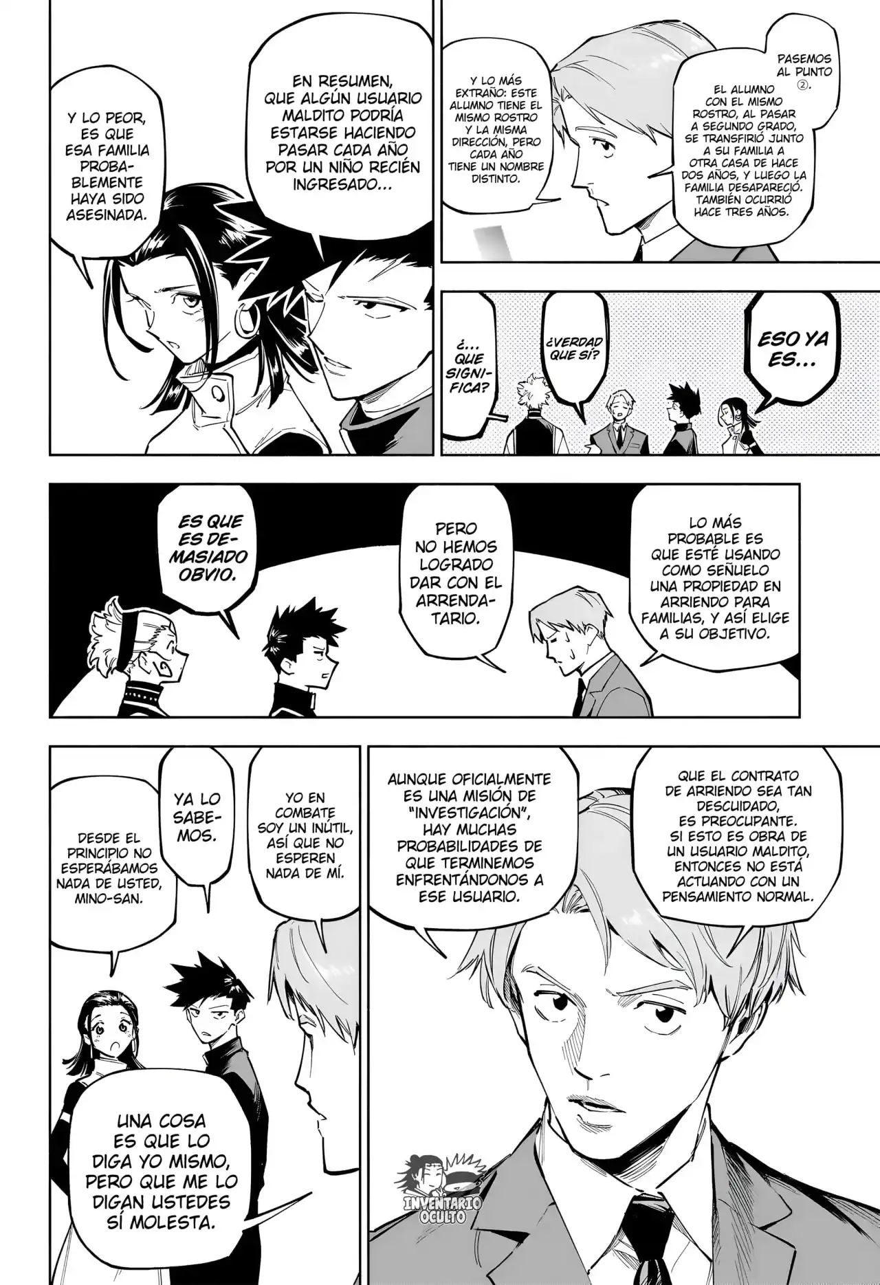 Página 8 — Jujutsu Kaisen Modulo Capítulo 4