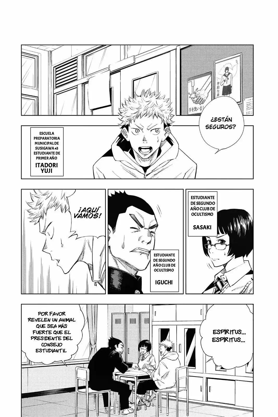 Página 9 — Jujutsu Kaisen Capítulo 1