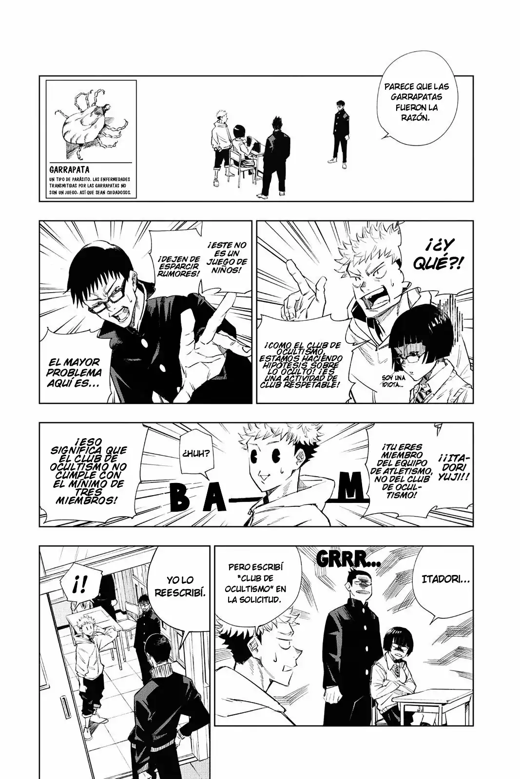 Página 13 — Jujutsu Kaisen Capítulo 1