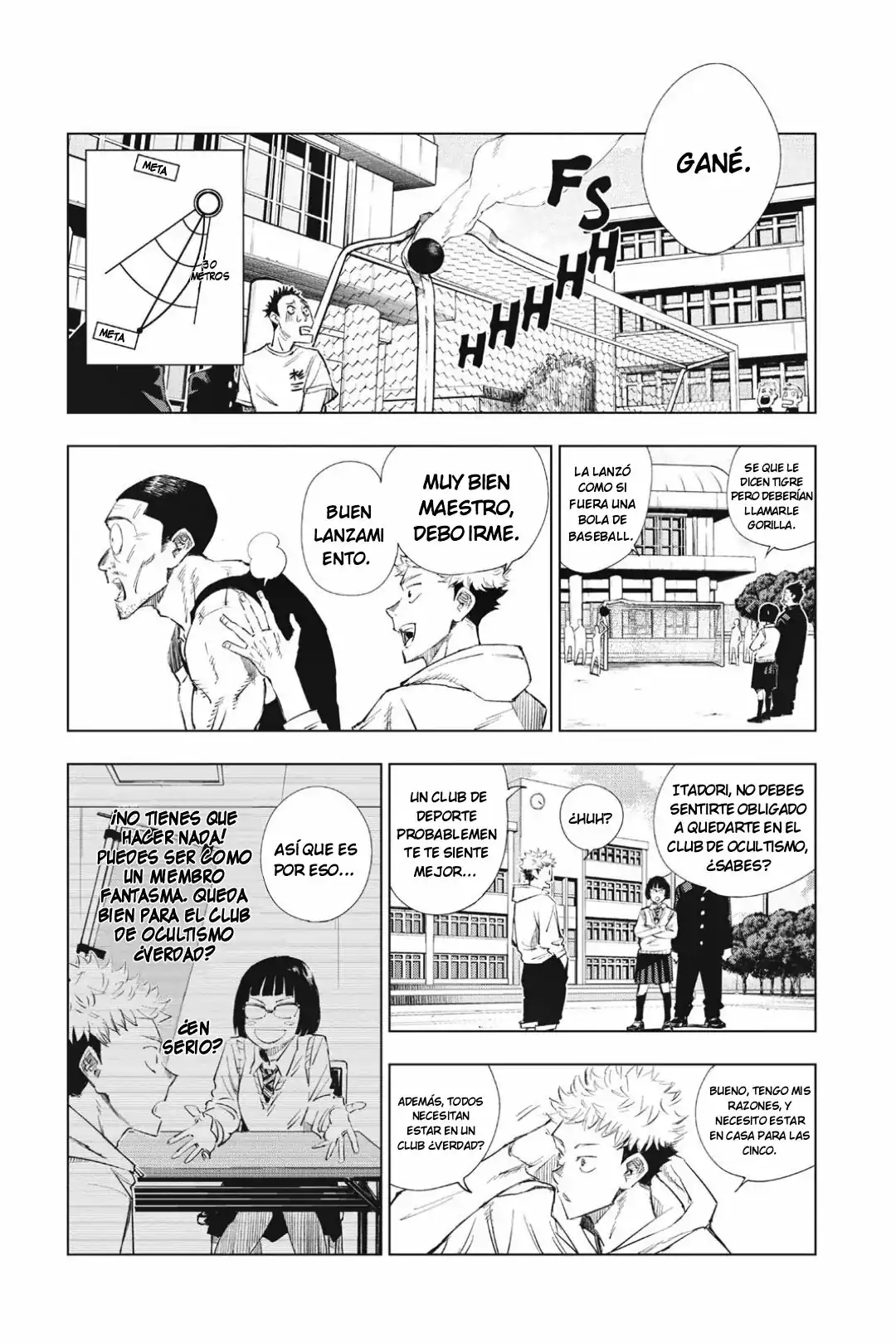 Página 19 — Jujutsu Kaisen Capítulo 1