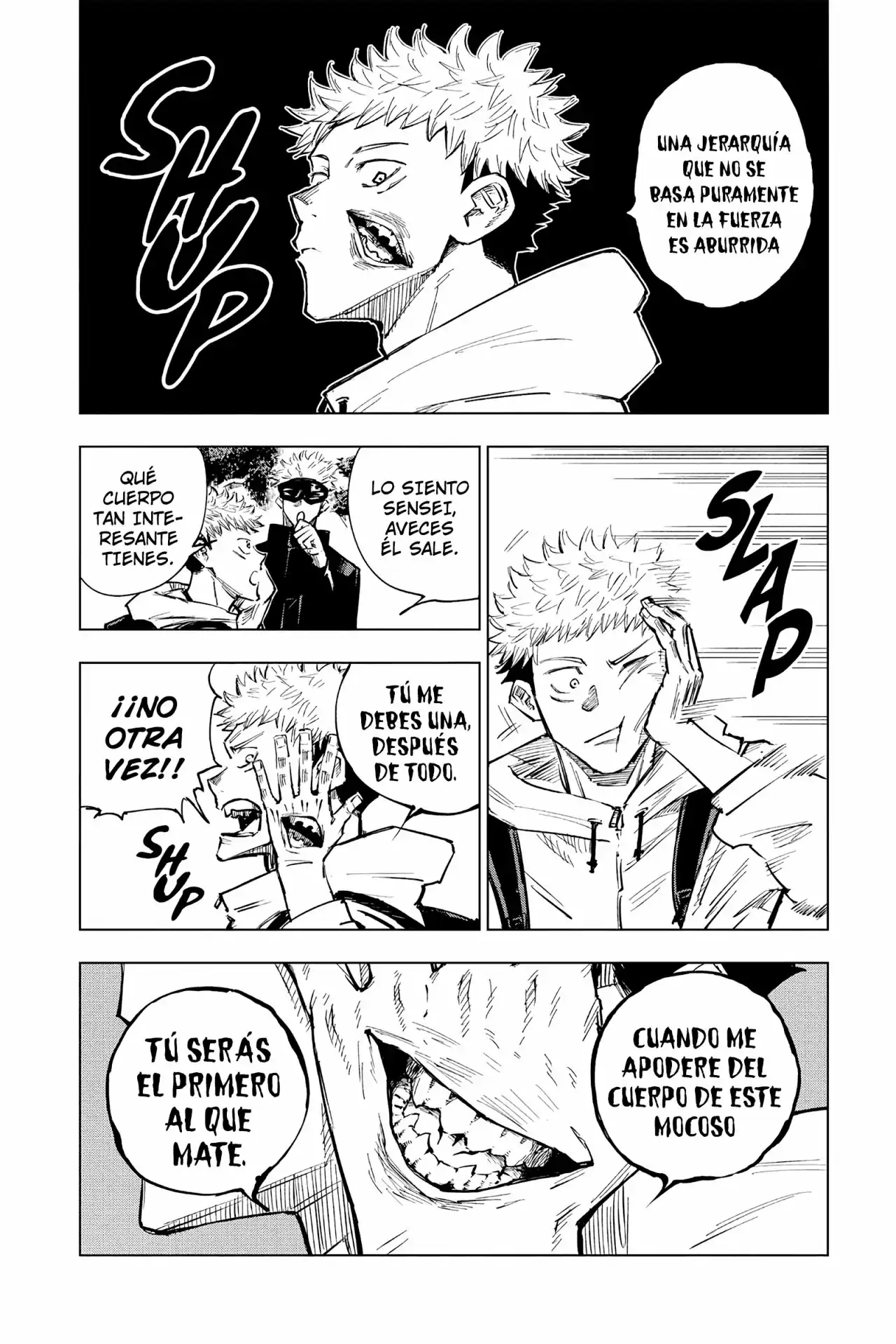 Página 4 — Jujutsu Kaisen Capítulo 3
