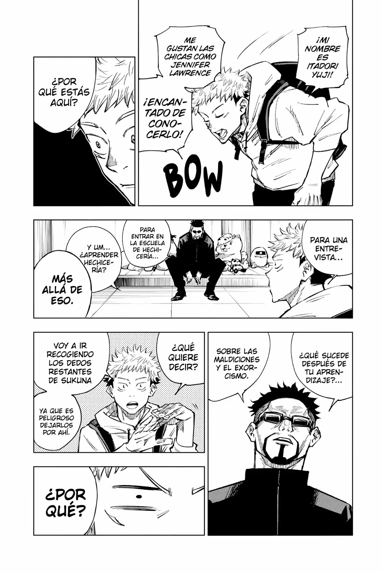 Página 8 — Jujutsu Kaisen Capítulo 3