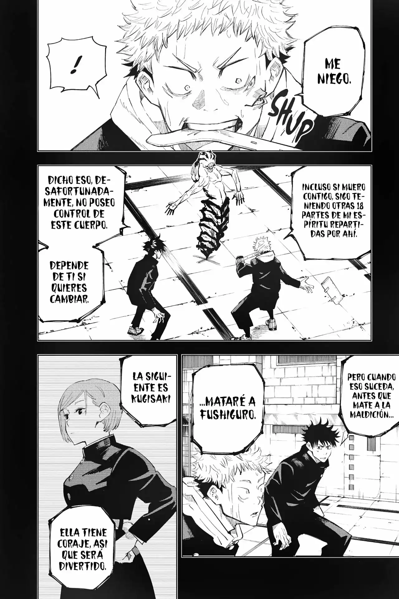 Página 4 — Jujutsu Kaisen Capítulo 7