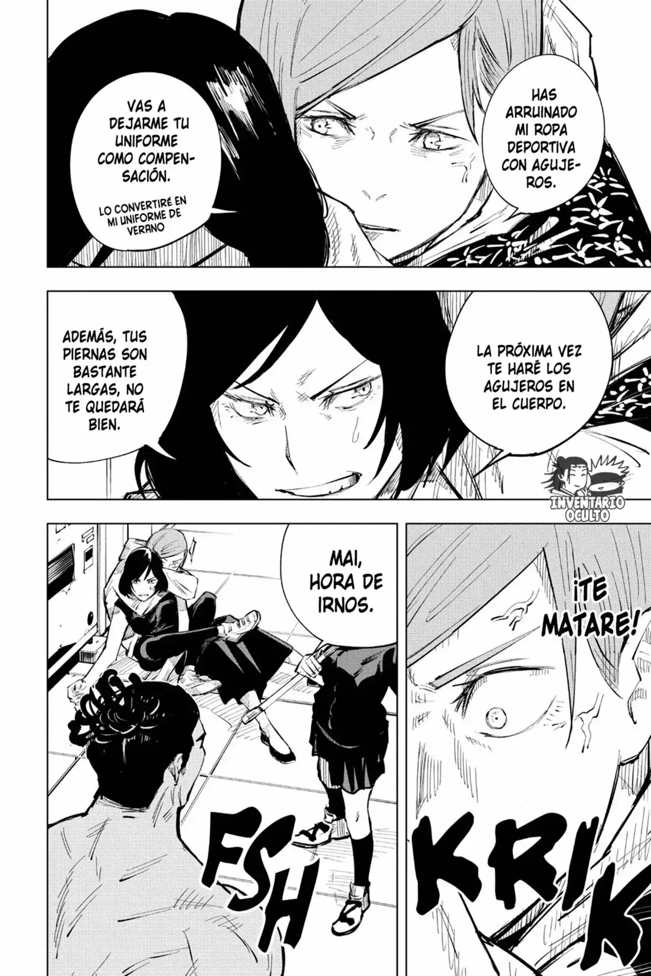 Página 4 — Jujutsu Kaisen Capítulo 18