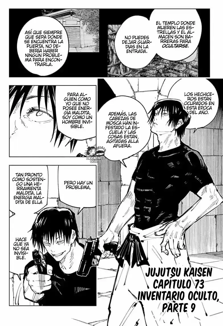 Página 1 — Jujutsu Kaisen Capítulo 73