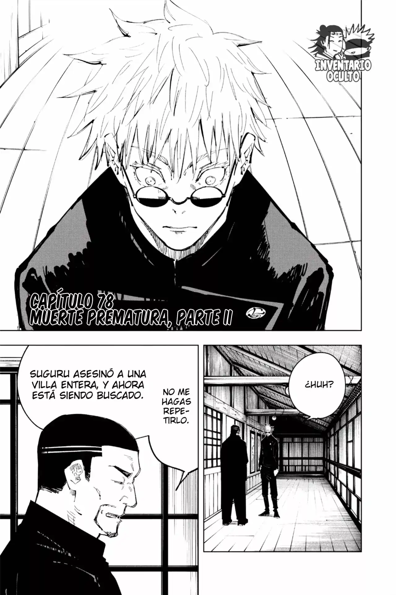 Página 1 — Jujutsu Kaisen Capítulo 78
