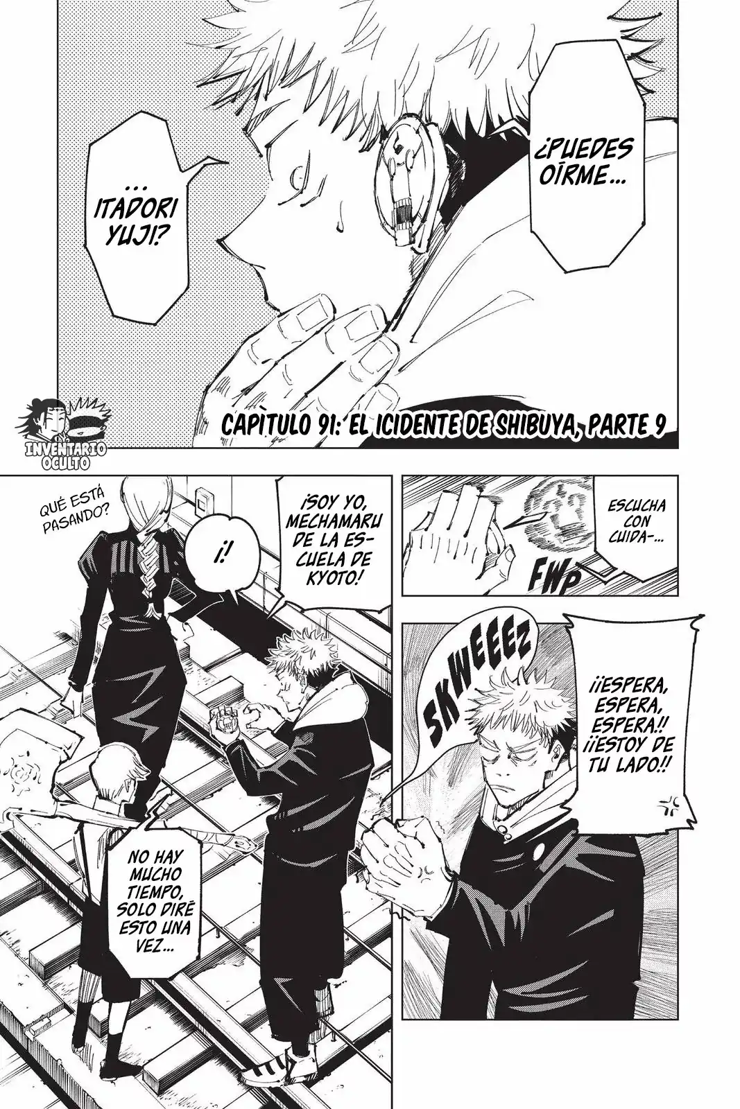 Página 1 — Jujutsu Kaisen Capítulo 91