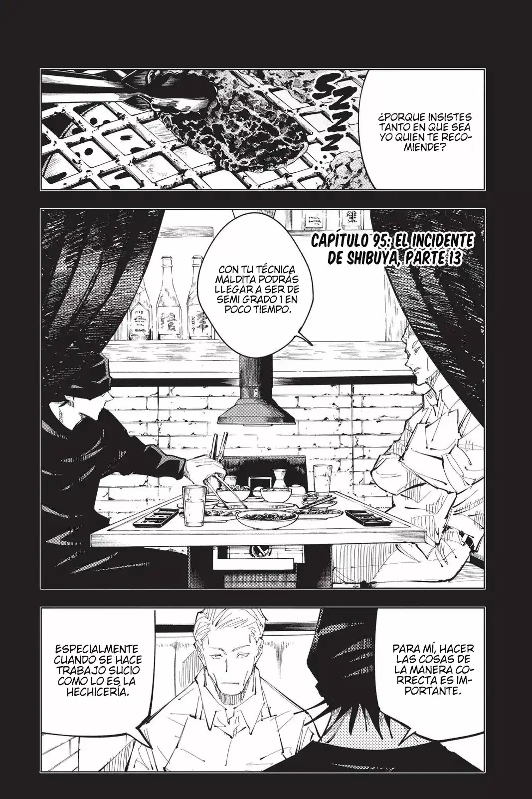 Página 1 — Jujutsu Kaisen Capítulo 95
