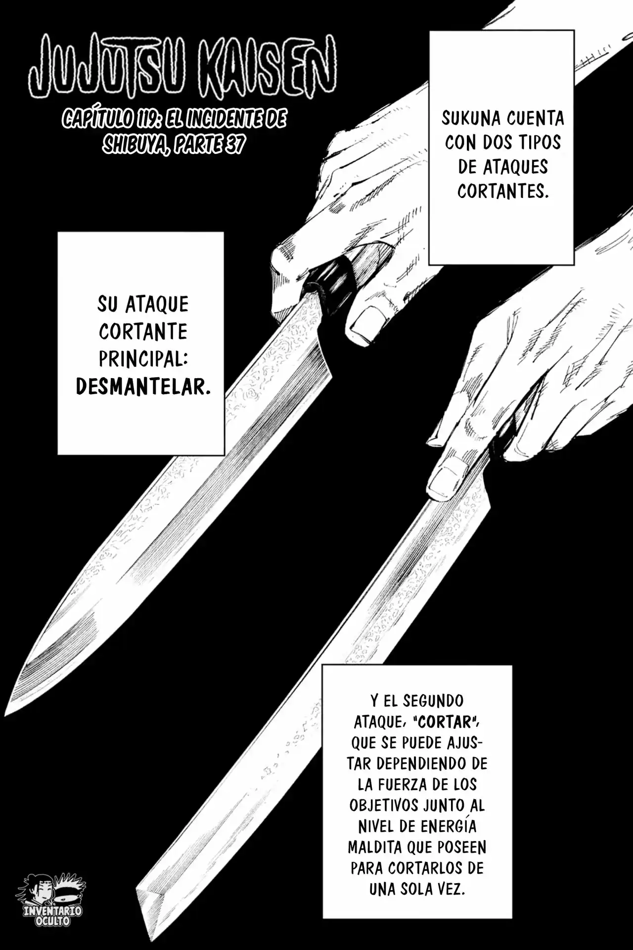 Página 1 — Jujutsu Kaisen Capítulo 119