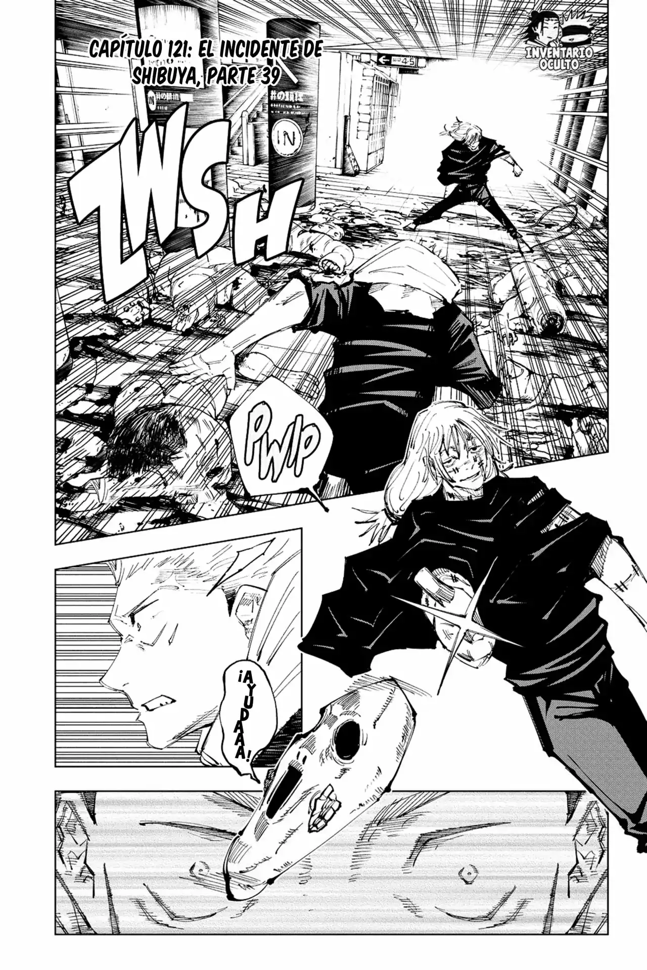 Página 1 — Jujutsu Kaisen Capítulo 121