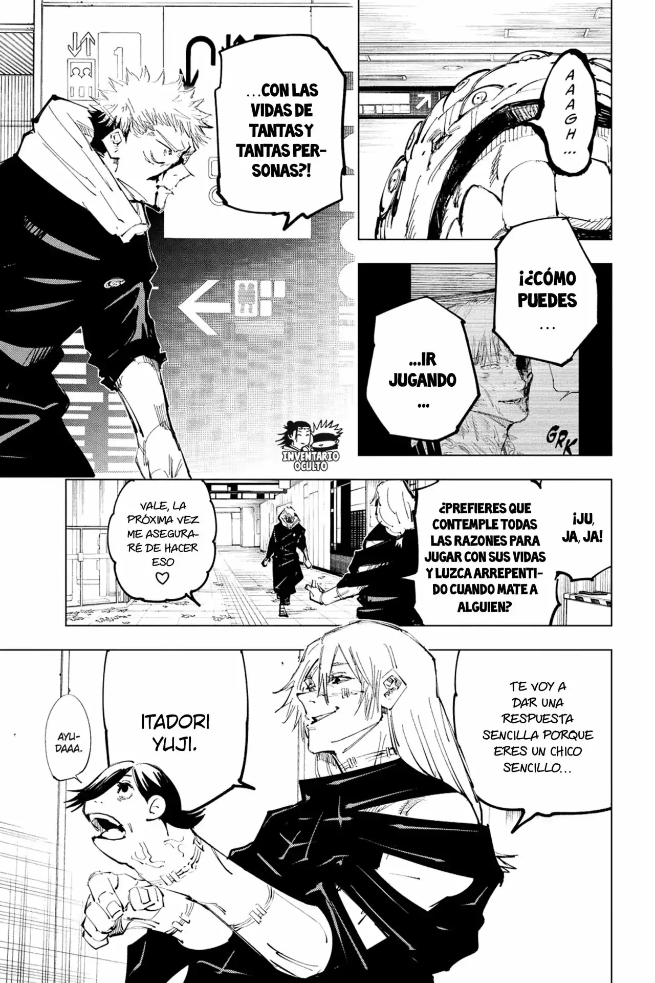 Página 8 — Jujutsu Kaisen Capítulo 121