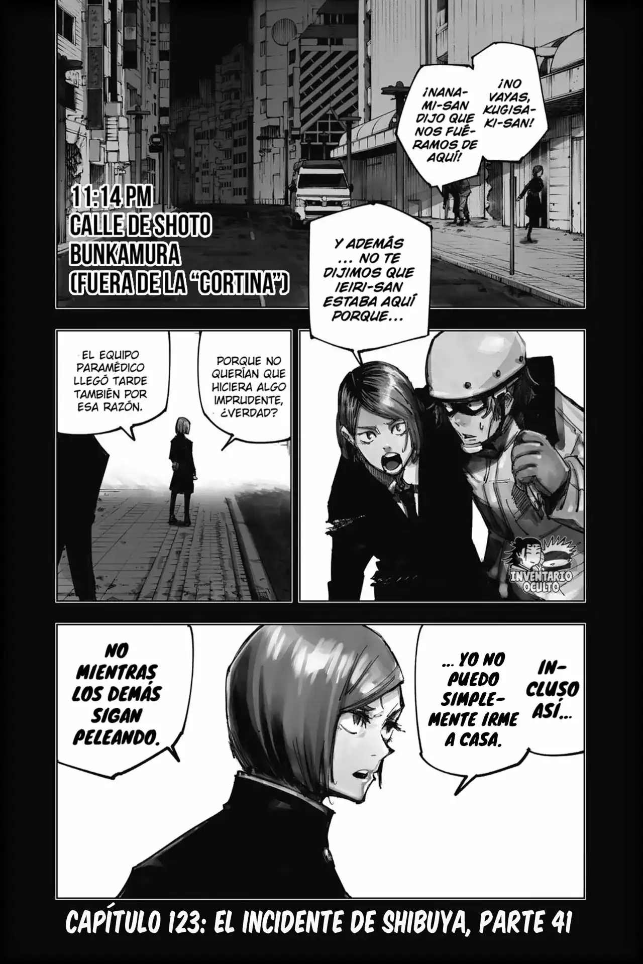 Página 1 — Jujutsu Kaisen Capítulo 123