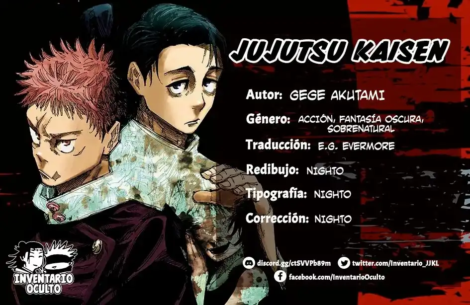 Página 1 — Jujutsu Kaisen Capítulo 132.5