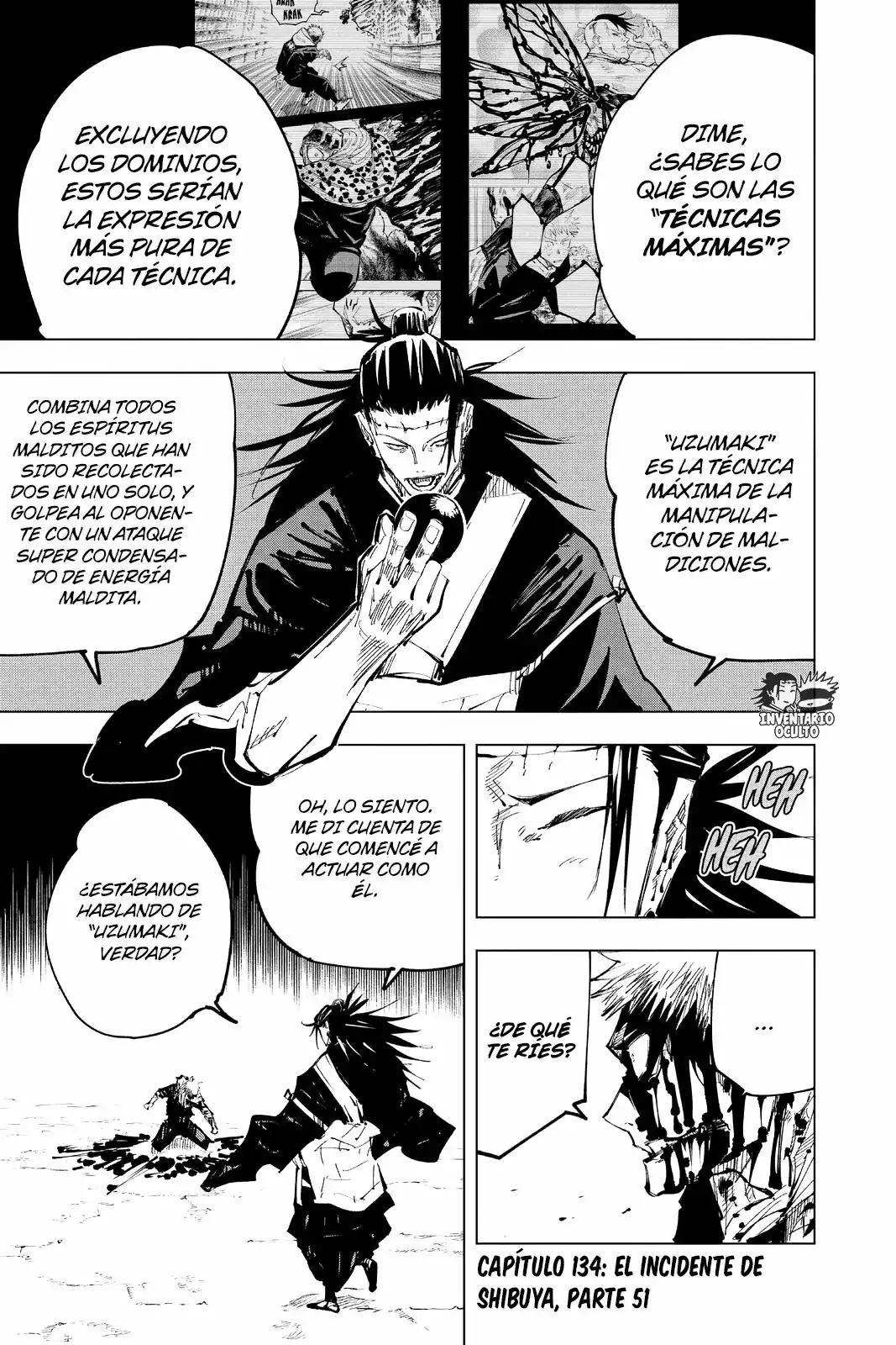 Página 8 — Jujutsu Kaisen Capítulo 134
