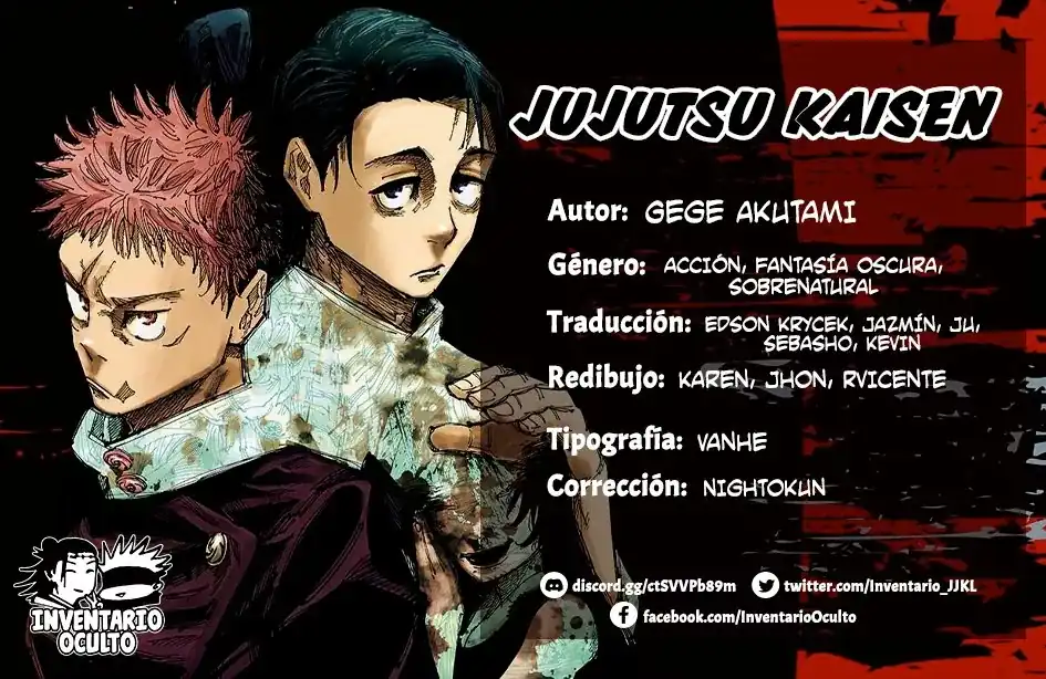 Página 1 — Jujutsu Kaisen Capítulo 141