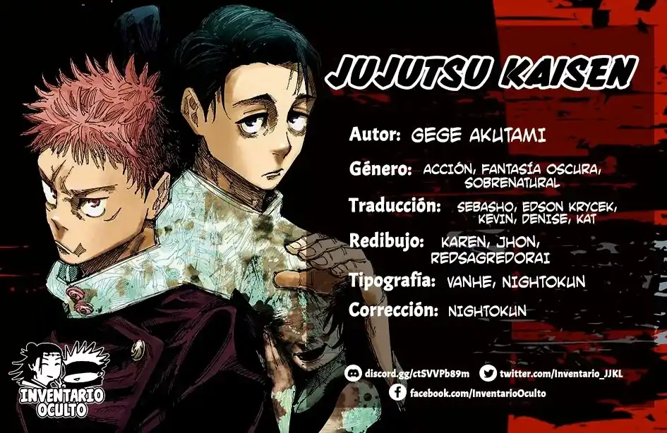 Página 1 — Jujutsu Kaisen Capítulo 146