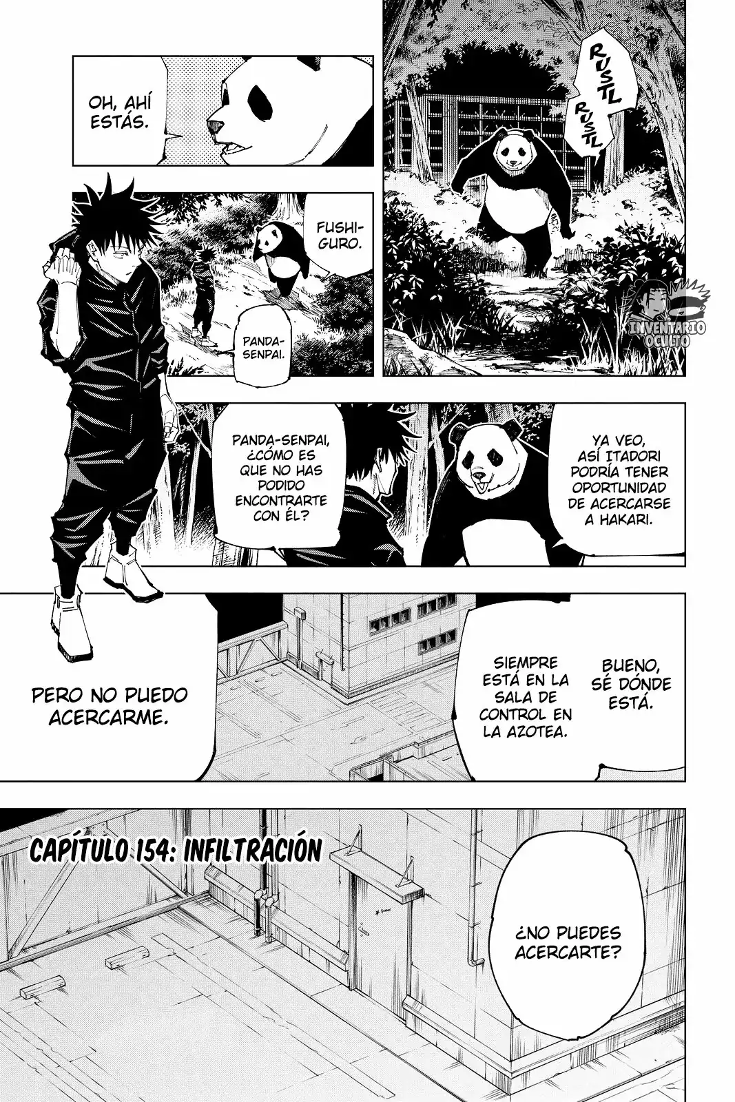 Página 1 — Jujutsu Kaisen Capítulo 154