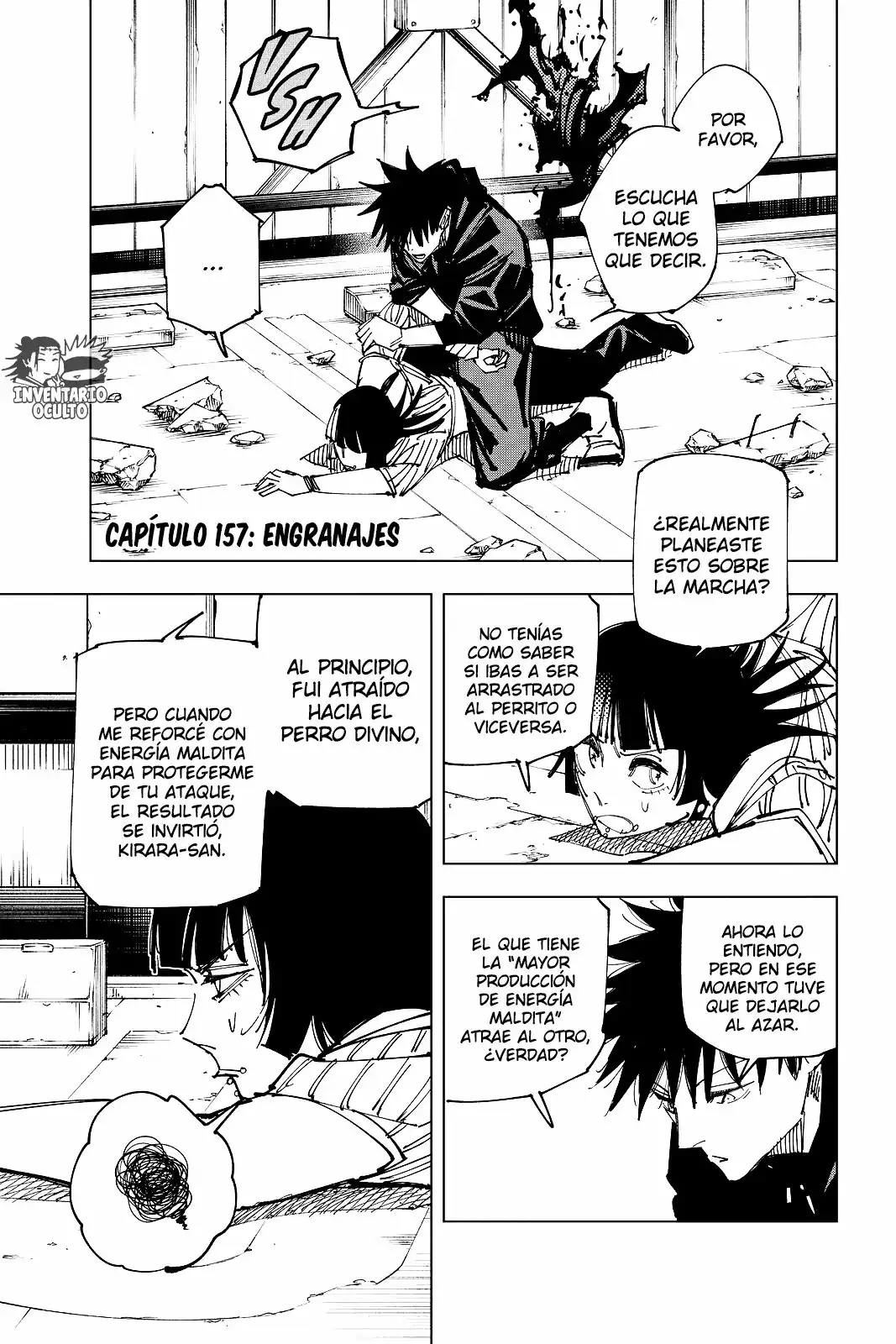 Página 2 — Jujutsu Kaisen Capítulo 157