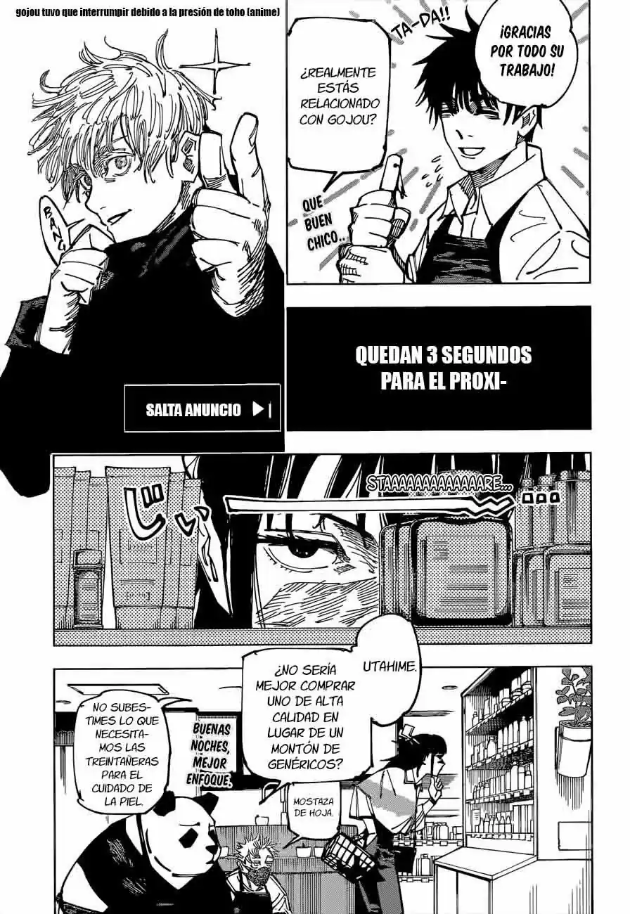 Página 7 — Jujutsu Kaisen Capítulo 168.5