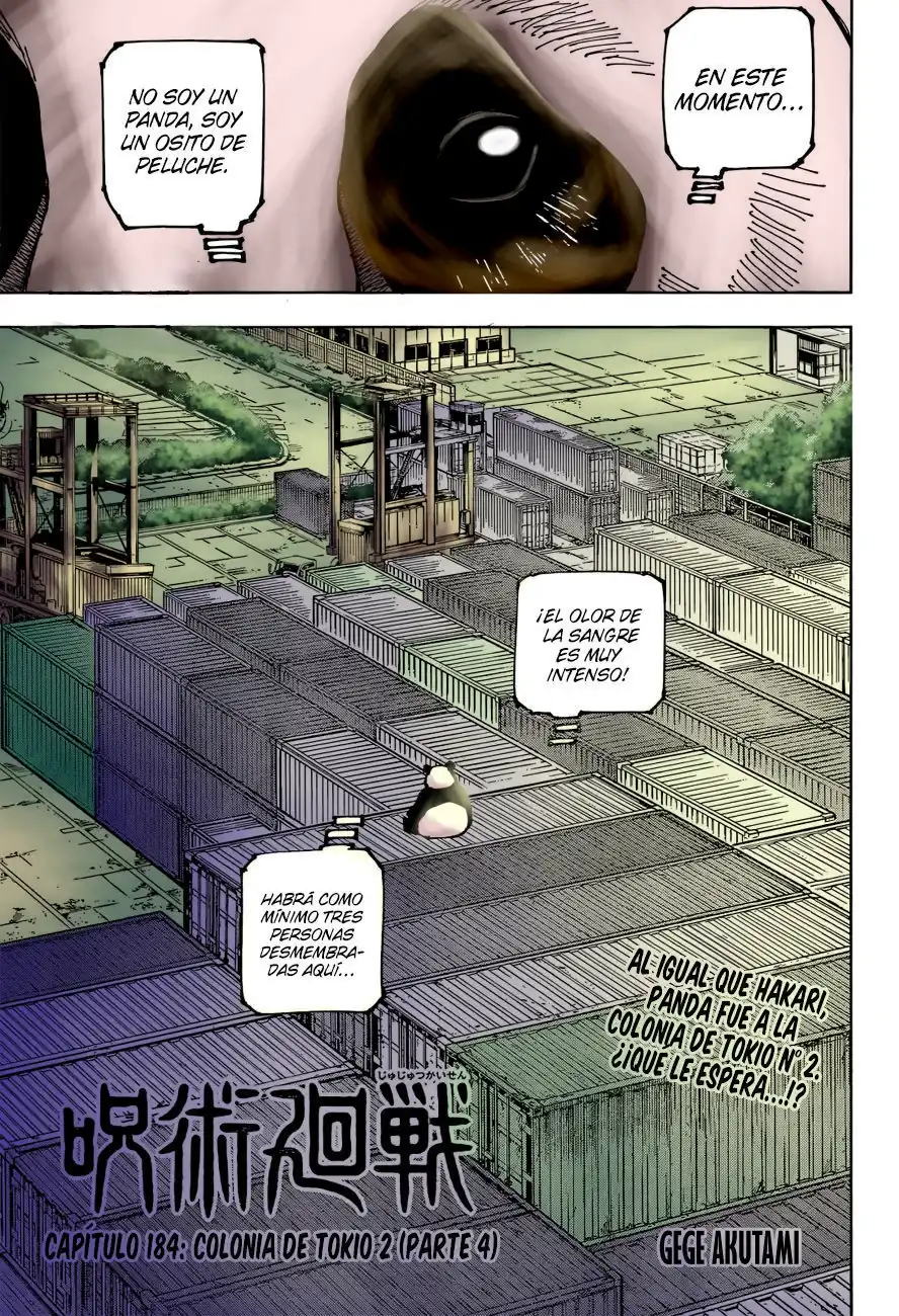Página 2 — Jujutsu Kaisen Capítulo 184