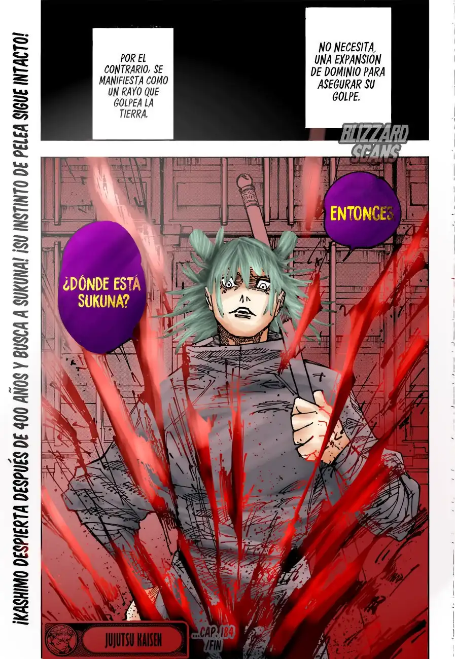 Página 18 — Jujutsu Kaisen Capítulo 184