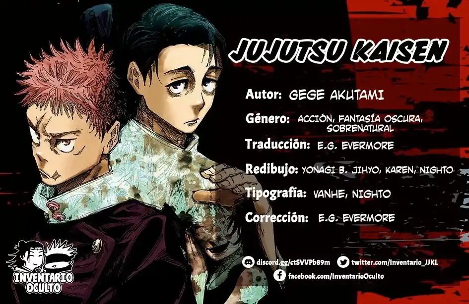 Página 1 — Jujutsu Kaisen Capítulo 188