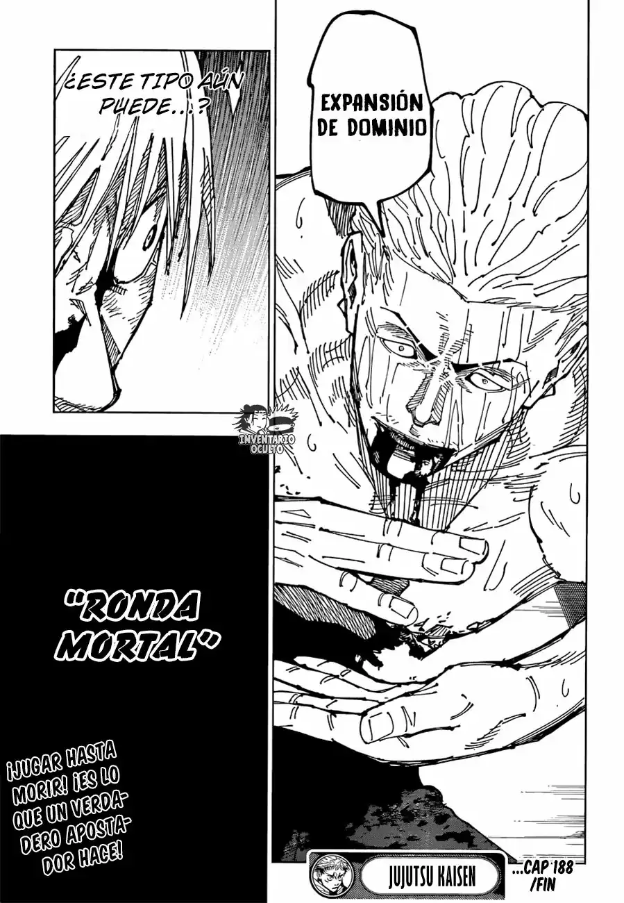 Página 17 — Jujutsu Kaisen Capítulo 188