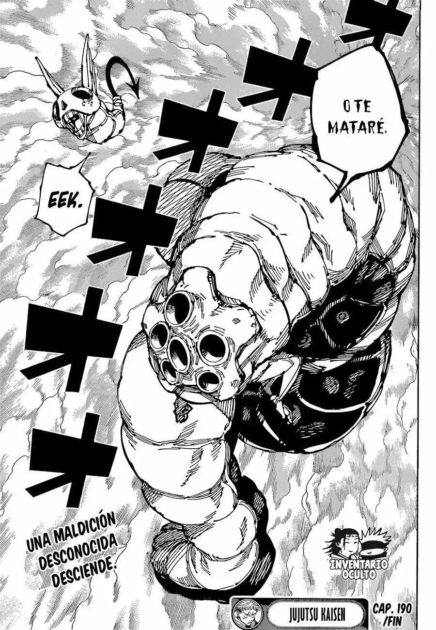 Página 19 — Jujutsu Kaisen Capítulo 190