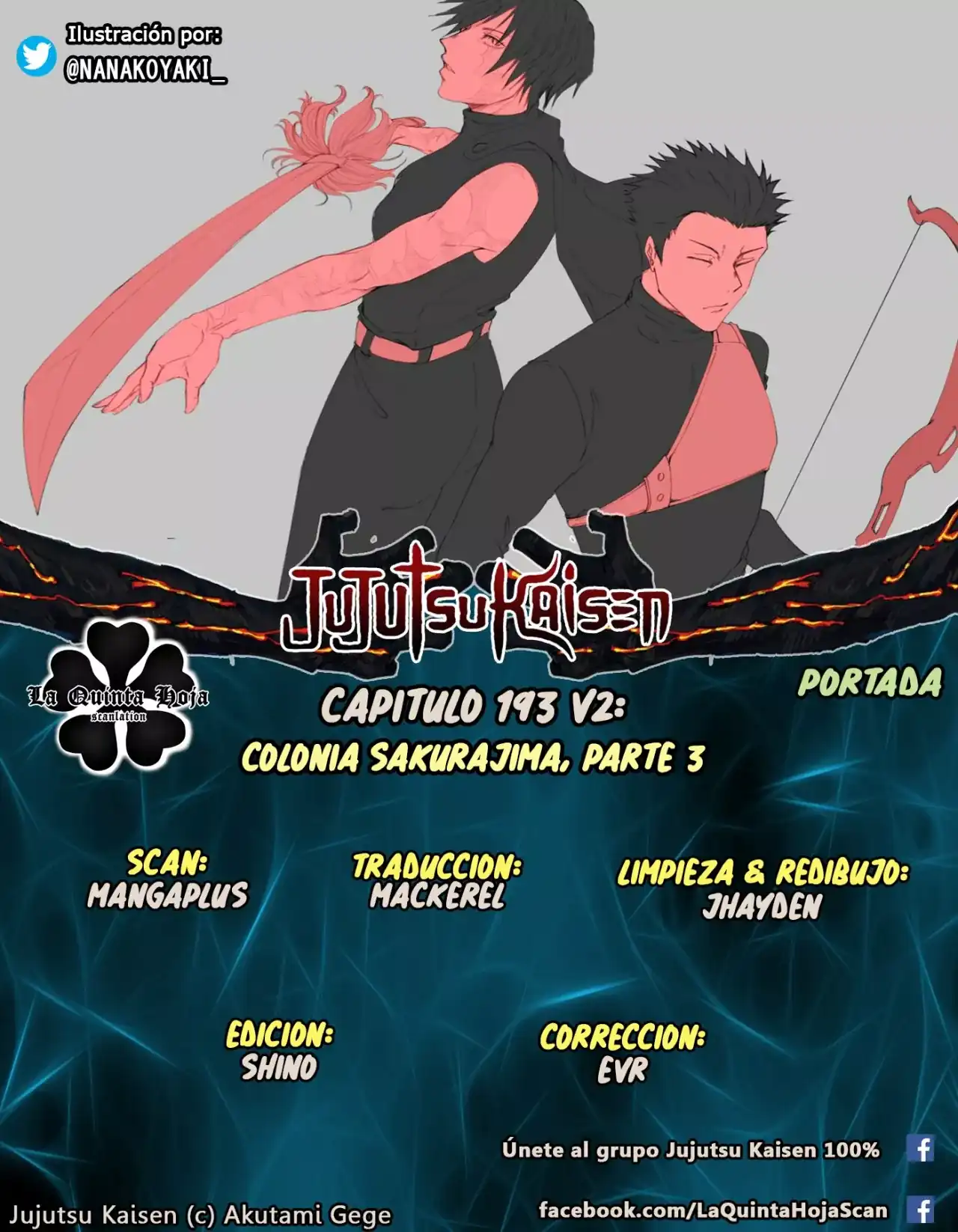 Página 1 — Jujutsu Kaisen Capítulo 193