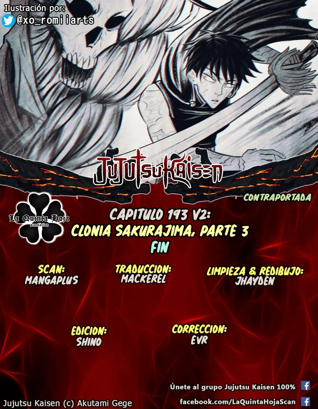 Página 18 — Jujutsu Kaisen Capítulo 193