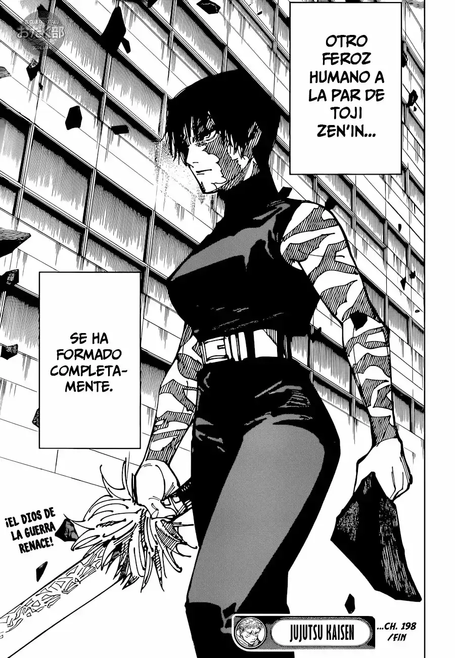 Página 19 — Jujutsu Kaisen Capítulo 198