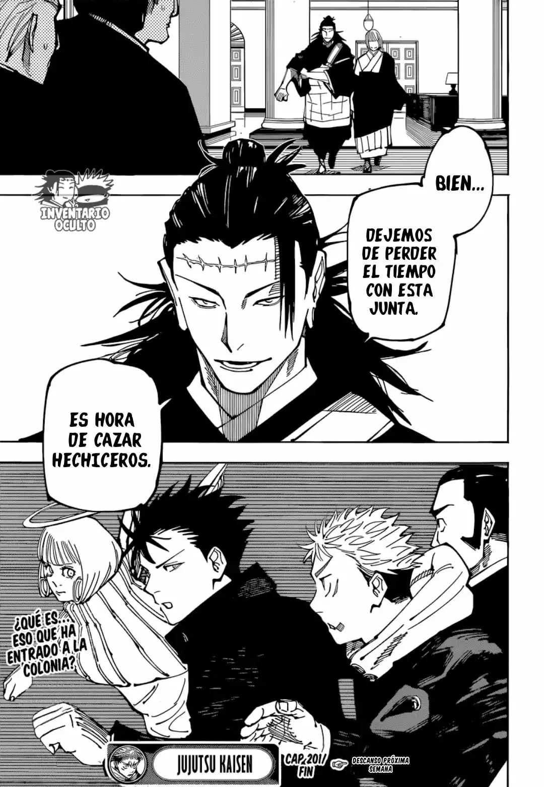 Página 19 — Jujutsu Kaisen Capítulo 201