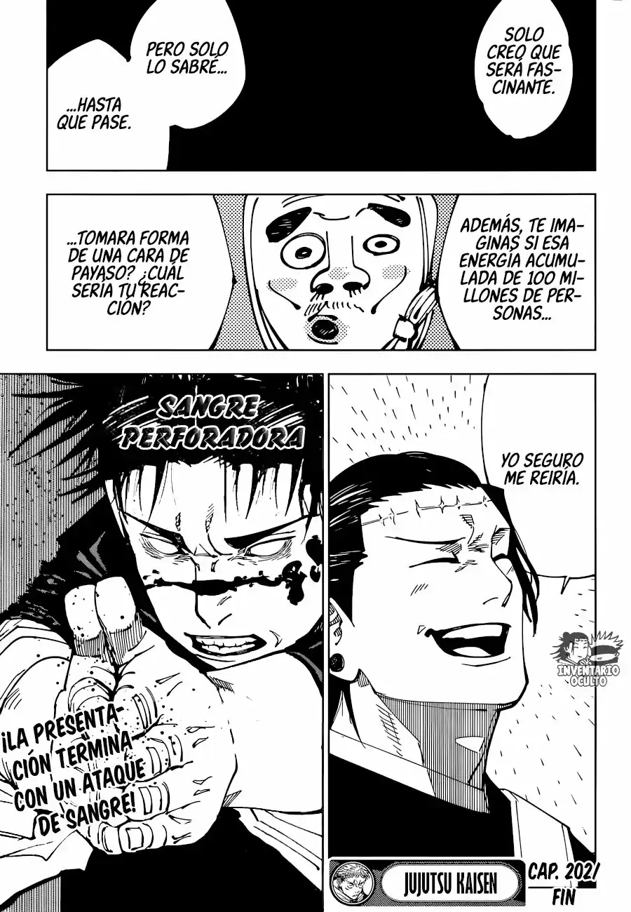 Página 19 — Jujutsu Kaisen Capítulo 202