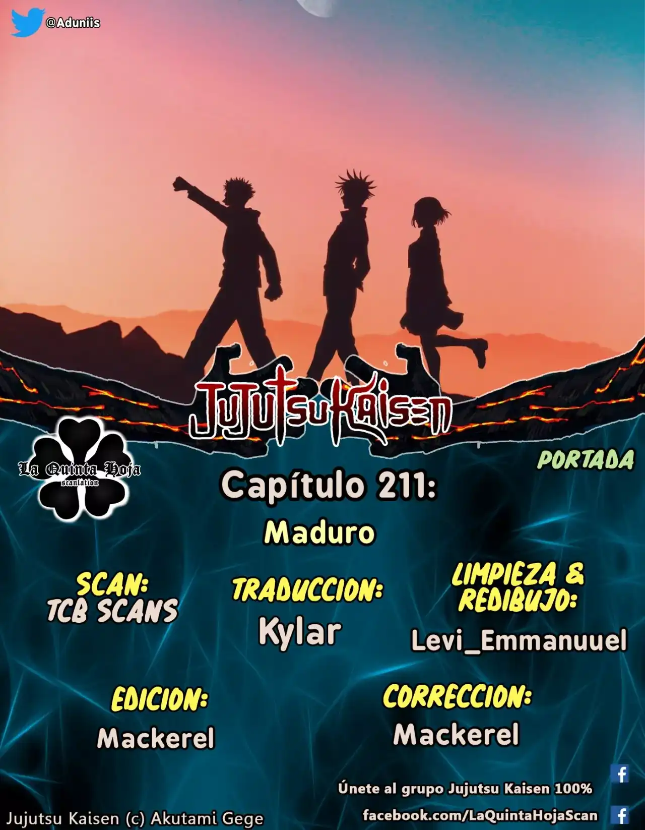 Página 1 — Jujutsu Kaisen Capítulo 211