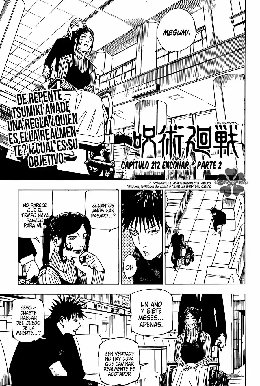 Página 2 — Jujutsu Kaisen Capítulo 212
