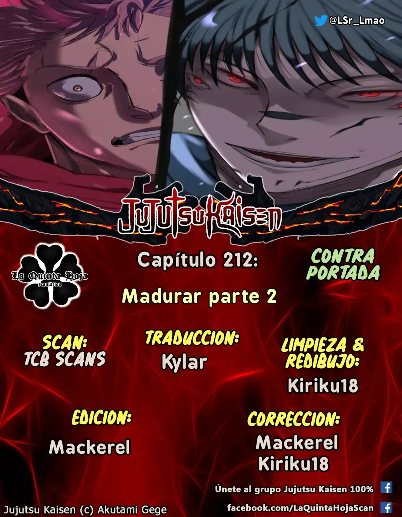 Página 22 — Jujutsu Kaisen Capítulo 212